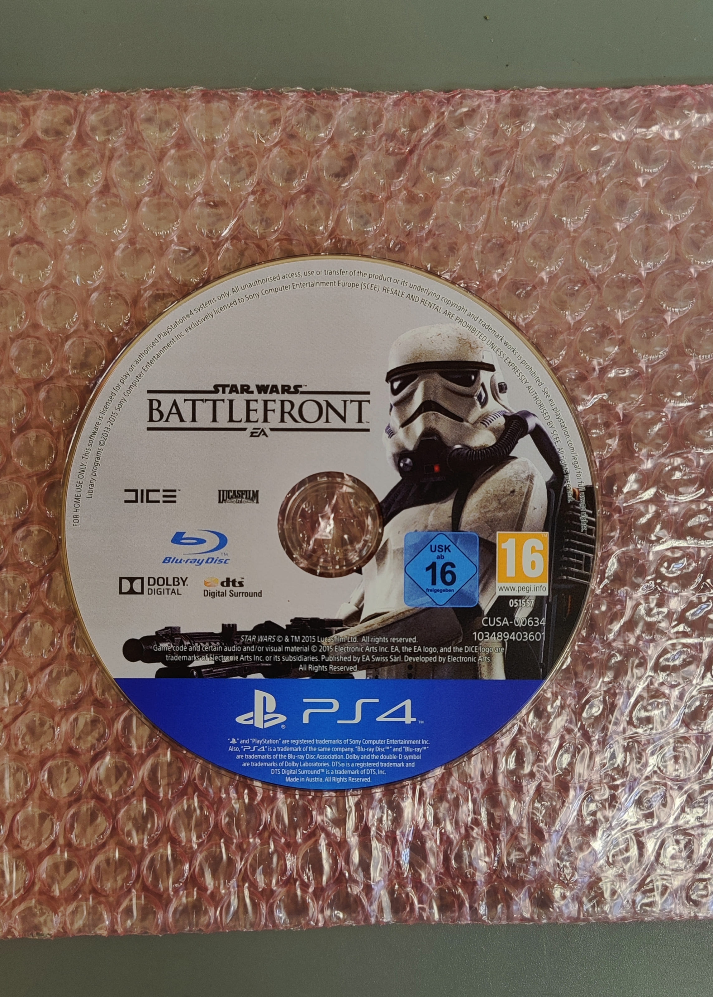 Star wars Battlefront Ultimate PS4 диск