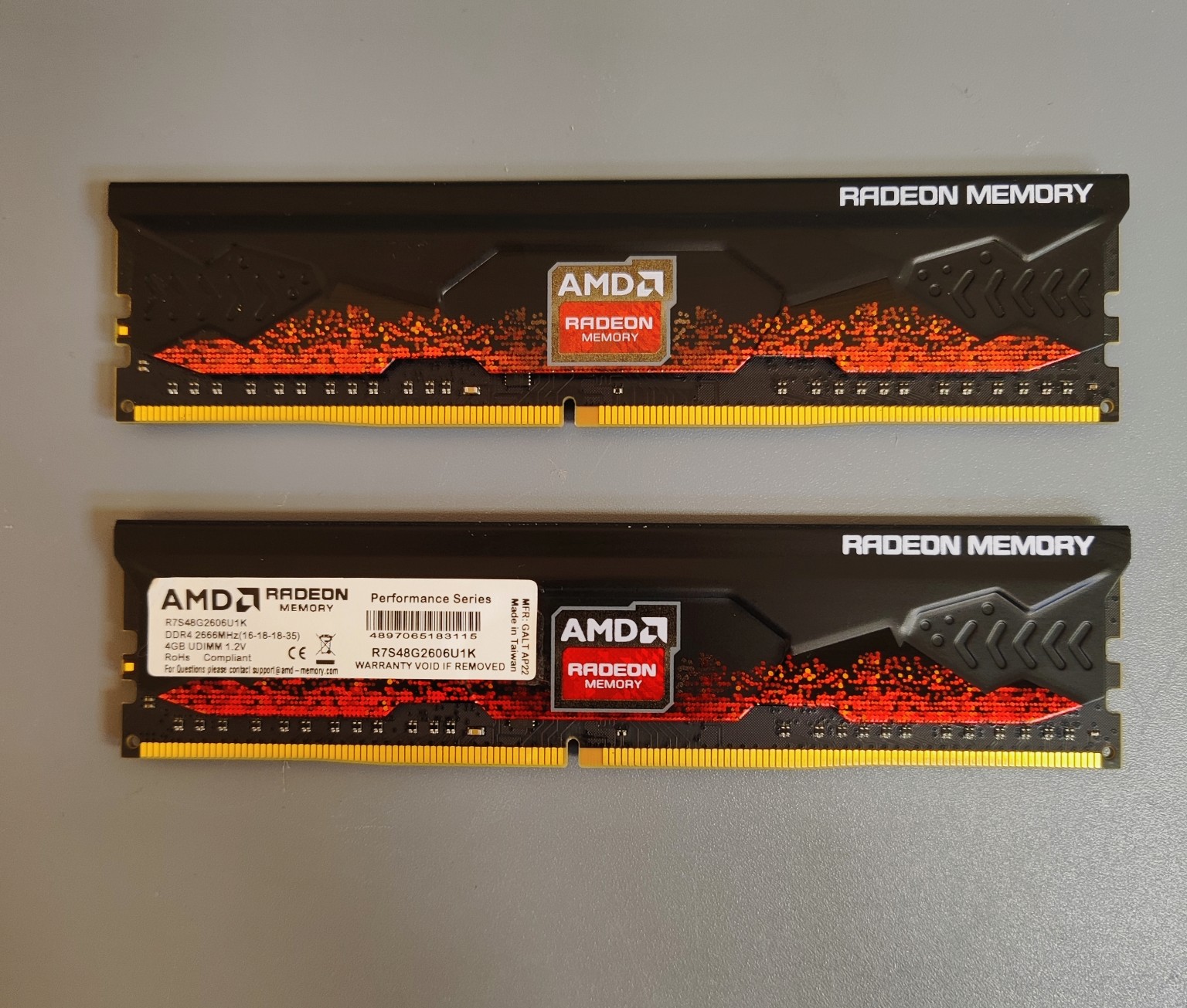 Комплект оперативной памяти DDR4 AMD Radeon R7 Performance Series R7S48G2606U1K