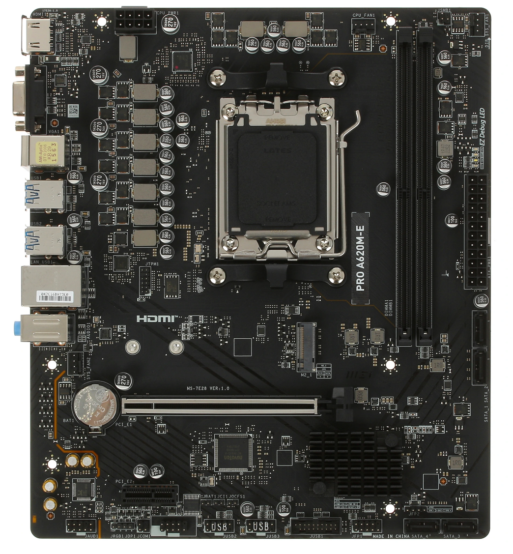 Материнская плата MSI PRO A620M-E