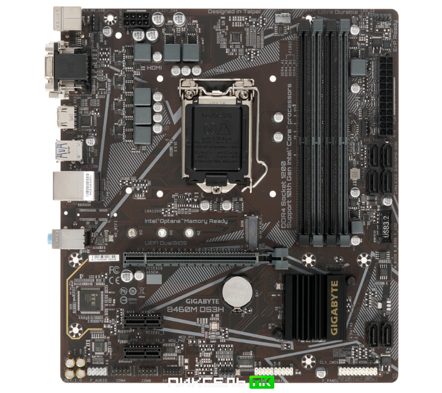 Материнская плата GIGABYTE B460M DS3H (Б/У)