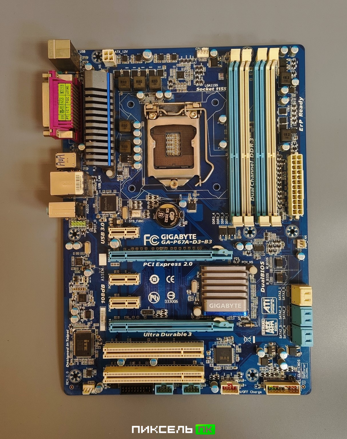 Материнская плата Gigabyte GA-P67A-D3-B3 LGA1155